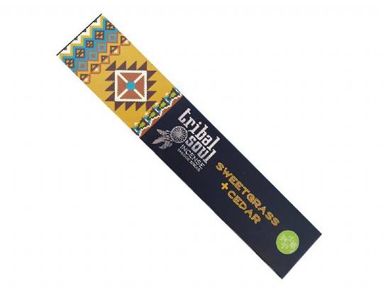 Tribal Soul Sweetgrass + Cedar Incense Smudge Sticks